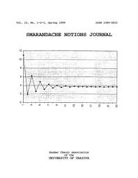 Icon image Smarandache Function Journal, vol. 10/1999: An International Book Series in Information Science and Engineering