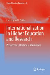 Icon image Internationalization in Higher Education and Research: Perspectives, Obstacles, Alternatives