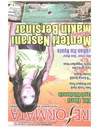 Icon image Tabloid Reformata Edisi 118 November Minggu I 2009