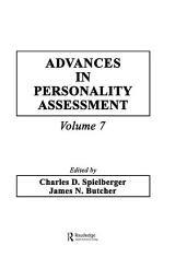 Icon image Advances in Personality Assessment: Volume 7