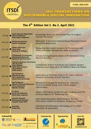 Icon image IAIC Transactions on Sustainable Digital Innovation (ITSDI) The 4th Edition Vol. 2 No. 2 April 2021