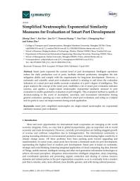 Icon image Simplified Neutrosophic Exponential Similarity Measures for Evaluation of Smart Port Development