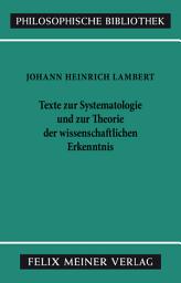 Icon image Texte zur Systematologie und zur Theorie der wissenschaftlichen Erkenntnis