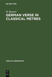 Icon image German Verse in Classical Metres