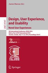 Icon image Design, User Experience, and Usability: Novel User Experiences: 5th International Conference, DUXU 2016, Held as Part of HCI International 2016, Toronto, Canada, July 17–22, 2016, Proceedings, Part II