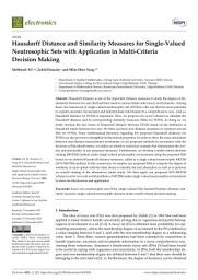 Icon image Hausdorff Distance and Similarity Measures for Single-Valued Neutrosophic Sets with Application in Multi-Criteria Decision Making