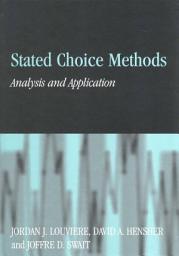 Icon image Stated Choice Methods: Analysis and Applications