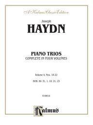 Icon image Trios for Violin, Cello and Piano, Volume IV (Nos. 18-22, HOB. XV: 31, 1, 10, 21, 23)