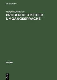 Icon image Proben deutscher Umgangssprache