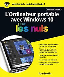 Icon image L'ordinateur Portable avec Windows 10 Pour les Nuls, nouvelle édition