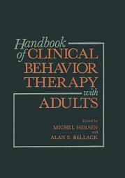 Icon image Handbook of Clinical Behavior Therapy with Adults