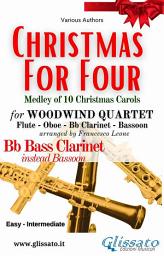 Icon image Bass Clarinet instead Bassoon part of "Christmas for four" - Woodwind Quartet: 10 Christmas Carols medley