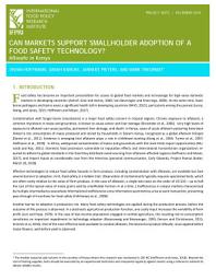 Icon image Can markets support smallholder adoption of a food safety technology? Aflasafe in Kenya