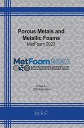 Icon image Porous Metals and Metallic Foams: MetFoam 2023