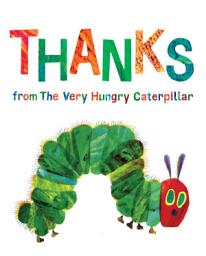 Icon image Thanks from The Very Hungry Caterpillar