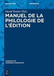 Icon image Manuel de la philologie de l’édition