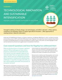 Icon image Technological innovation and sustainable intensification: Highlights, lessons learned, and priorities for One CGIAR