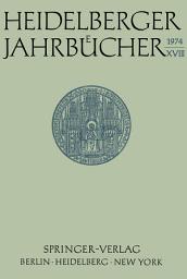 Icon image Heidelberger Jahrbücher: Band 18