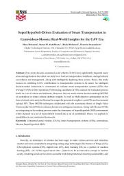 Icon image SuperHyperSoft-Driven Evaluation of Smart Transportation in Centroidous-Moosra: Real-World Insights for the UAV Era