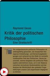 Icon image Kritik der politischen Philosophie: Eine Streitschrift