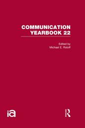 Icon image Communication Yearbook 22