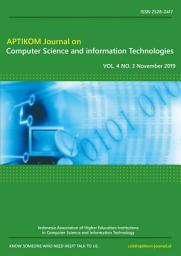 Icon image APTIKOM Journal on Computer Science and Information Technologies (CSIT) Vol. 4 No. 3 November 2019