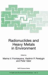 Icon image Radionuclides and Heavy Metals in Environment