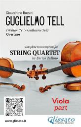 Icon image Viola part of "William Tell" overture by Rossini for String Quartet: advanced level