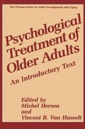 Icon image Psychological Treatment of Older Adults: An Introductory Text