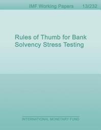 Icon image Rules of Thumb for Bank Solvency Stress Testing