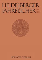 Icon image Heidelberger Jahrbücher: Band 42