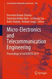 Icon image Micro-Electronics and Telecommunication Engineering: Proceedings of 3rd ICMETE 2019